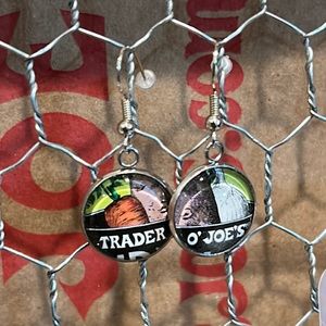 Trader Joe’s earrings 16mm stew